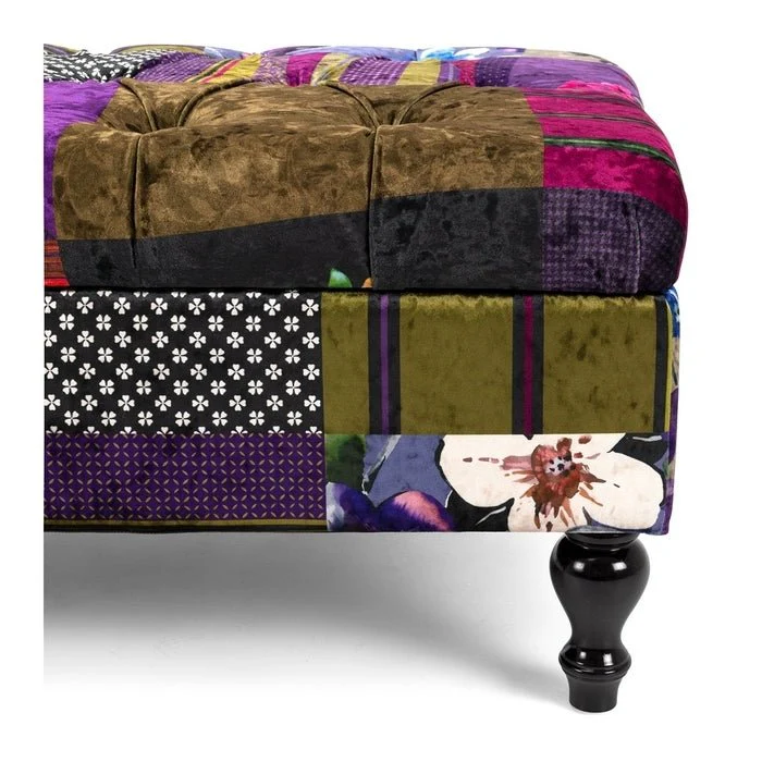 Patchwork Ottoman - stunning - Image 5