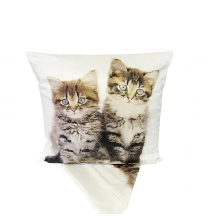 Plush Cute Kitten Cushion - Image 2