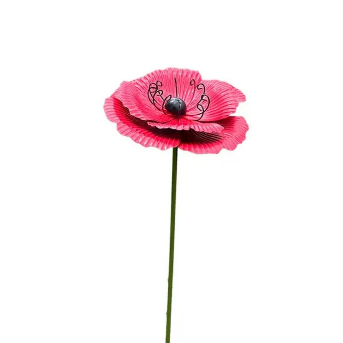 Poppy Garden Stake 1035h