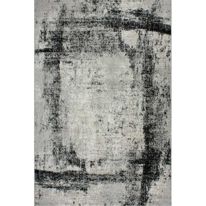 Quinn Floor Rug - Ivory/Black (Polypropylene) - Image 2