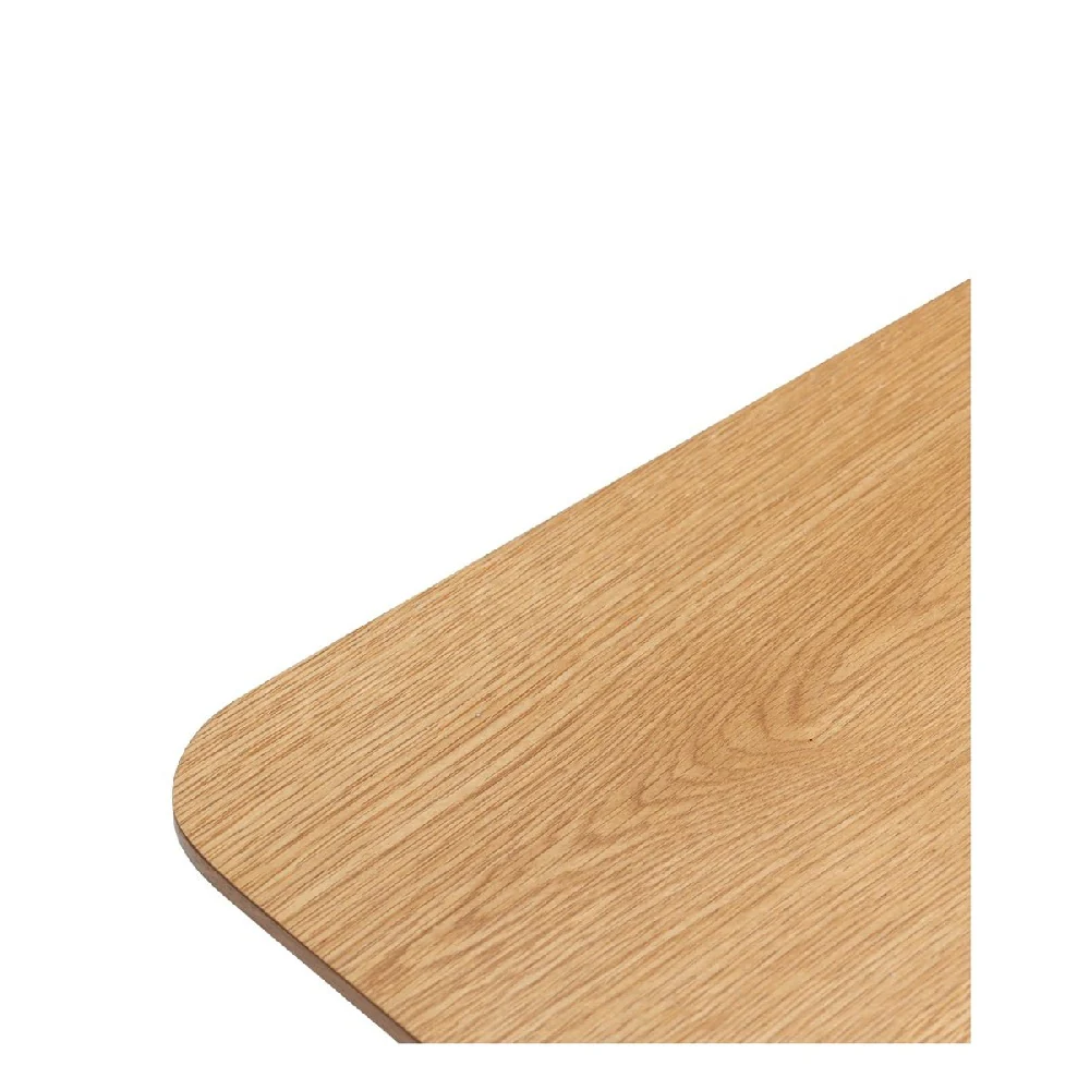 Radius Dining Table - 1600w - Oak Top - Image 5
