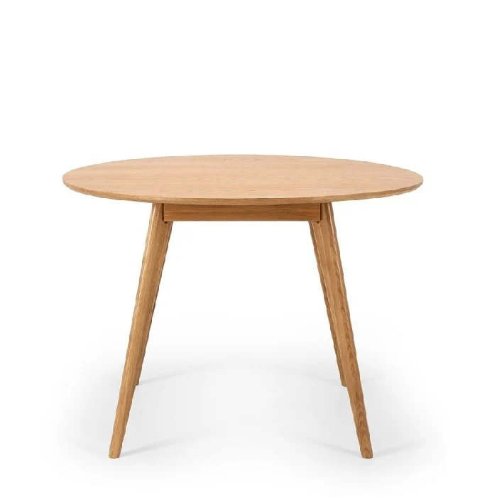 Radius Dining Table 1000 dia - Oak - Image 2
