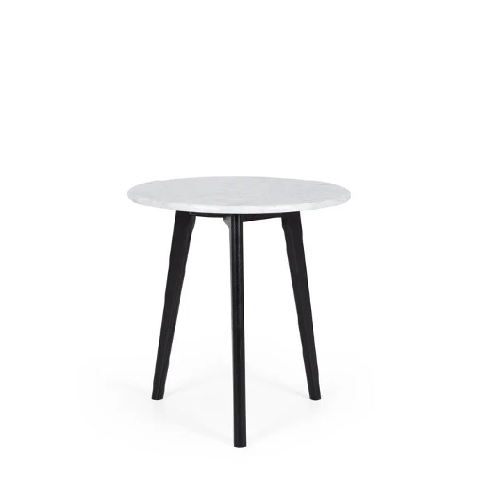 Radius Side Table - Marble - Black