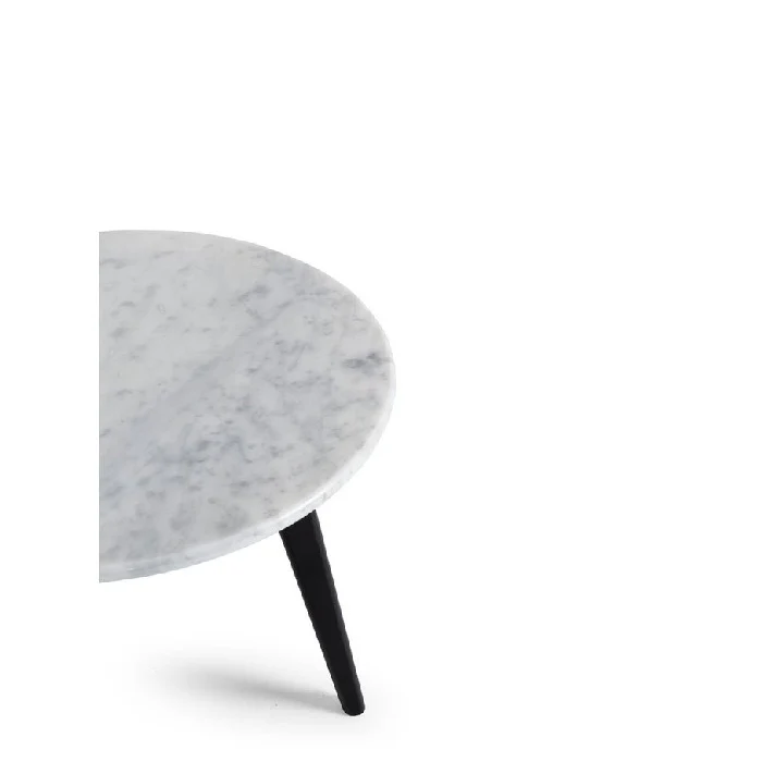 Radius Side Table - Marble - Black - Image 3