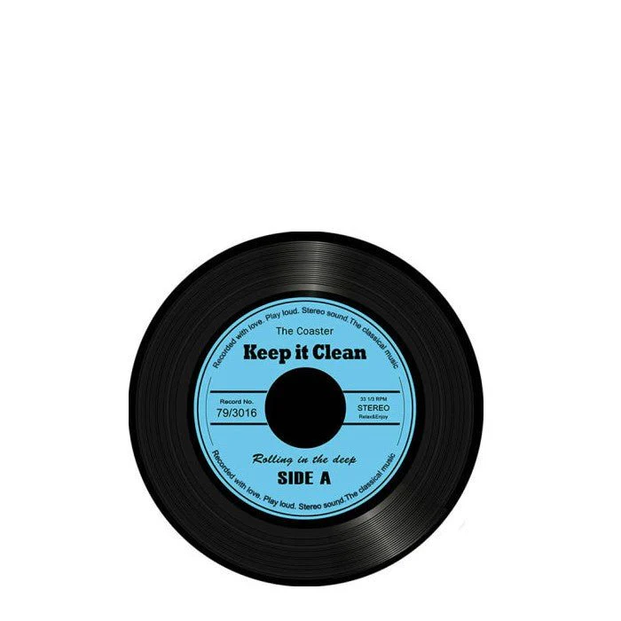 Record Coaster Set - Glass - Image 2
