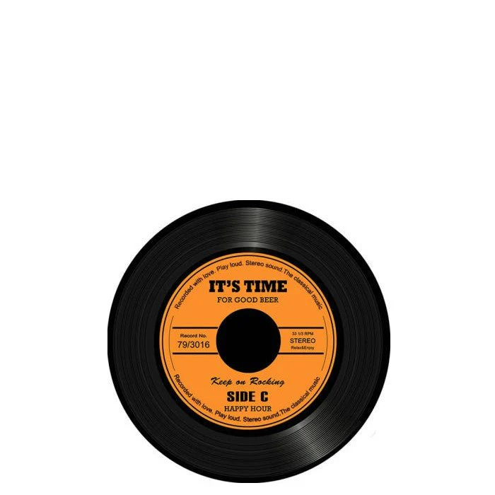 Record Coaster Set - Glass - Image 4
