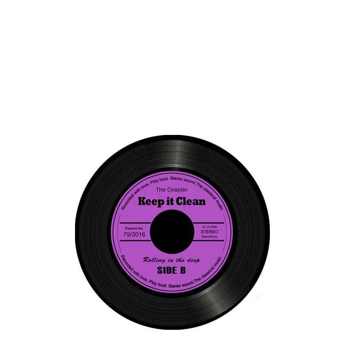 Record Coaster Set - Glass - Image 6