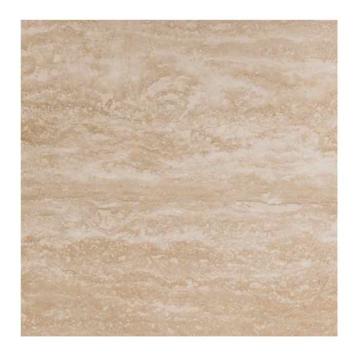 Rho Coffee Table with Travertine Top - 850dia - Image 5