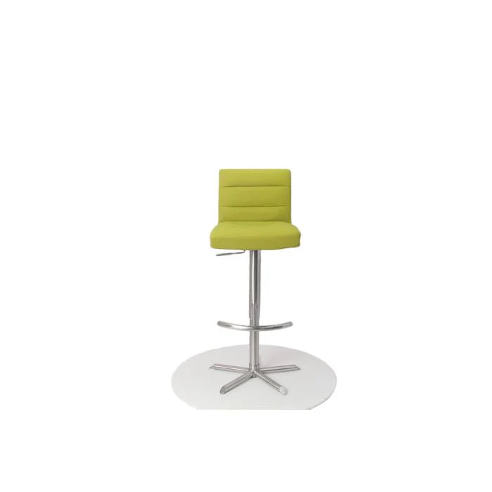 Rome Gas-Lift barstool - stylish PU colours with non-stitch back