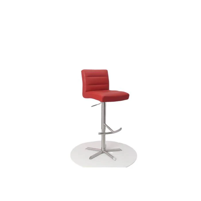 Rome Gas-Lift barstool - stylish PU colours with non-stitch back - Image 13