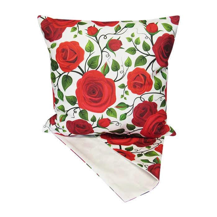 Rose Red Cushion - Image 2
