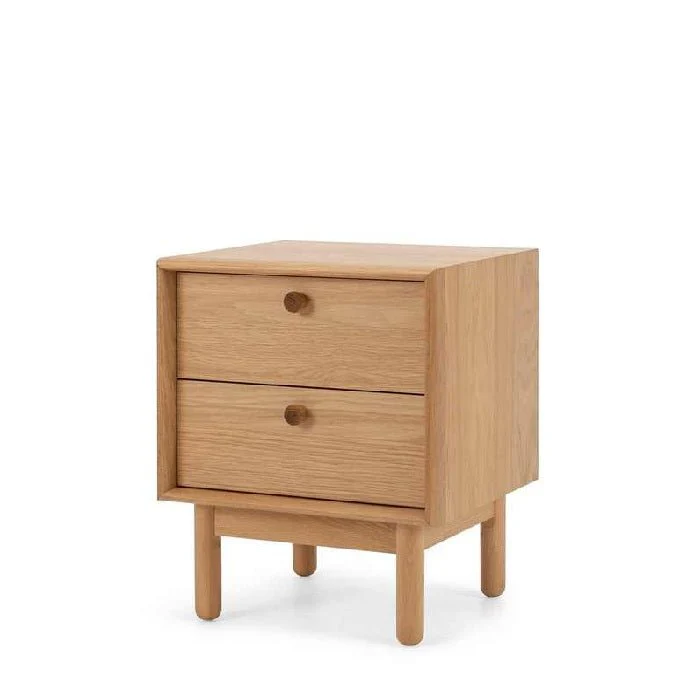 Rotterdam Bedside 2 Drawer - Smooth gliding drawers - Image 3