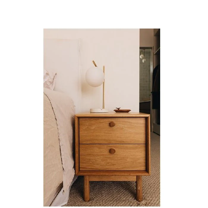 Rotterdam Bedside 2 Drawer - Smooth gliding drawers - Image 8