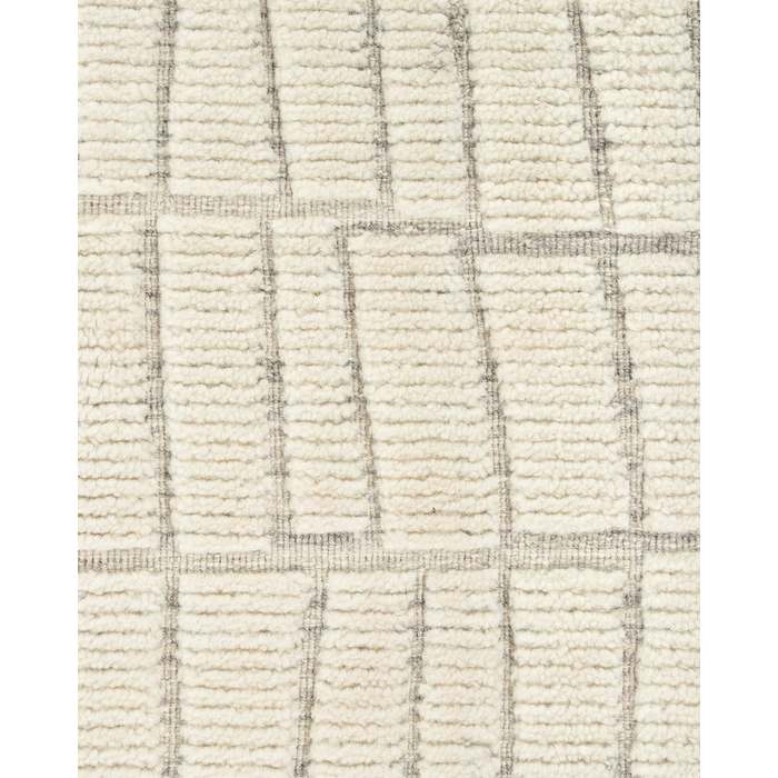 Safi Floor Rug - Ecru (100% Wool) - Image 3