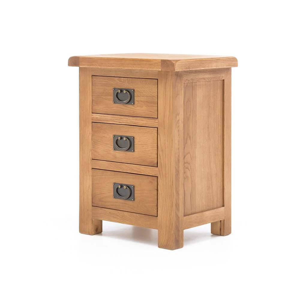 Salisbury BR Bedside Cabinet 3 Drawer - Image 2