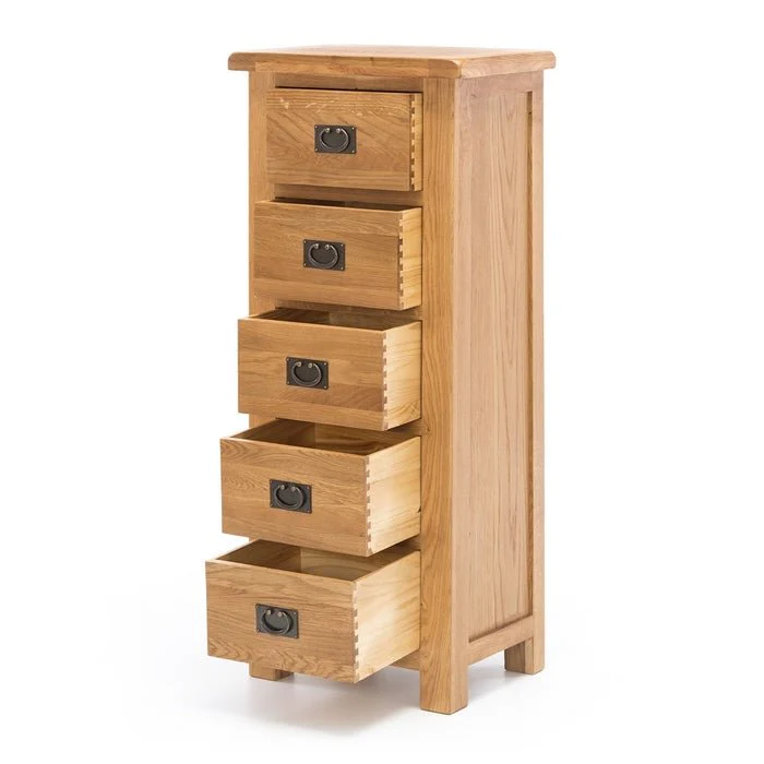 Salisbury BR Tallboy 5 Drawer - Image 3