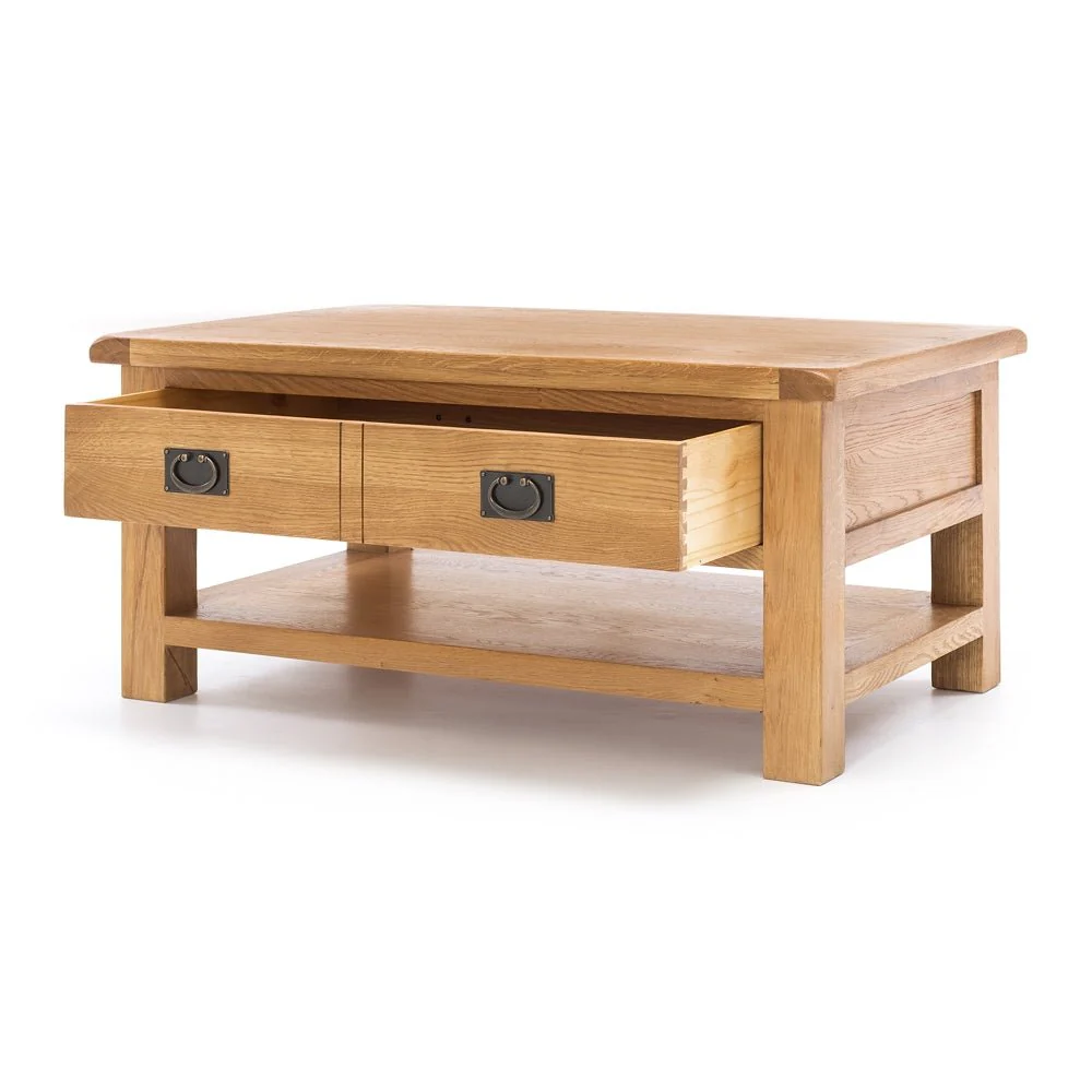Salisbury Coffee Table - 1 Drawer - Large 1100w - Image 3
