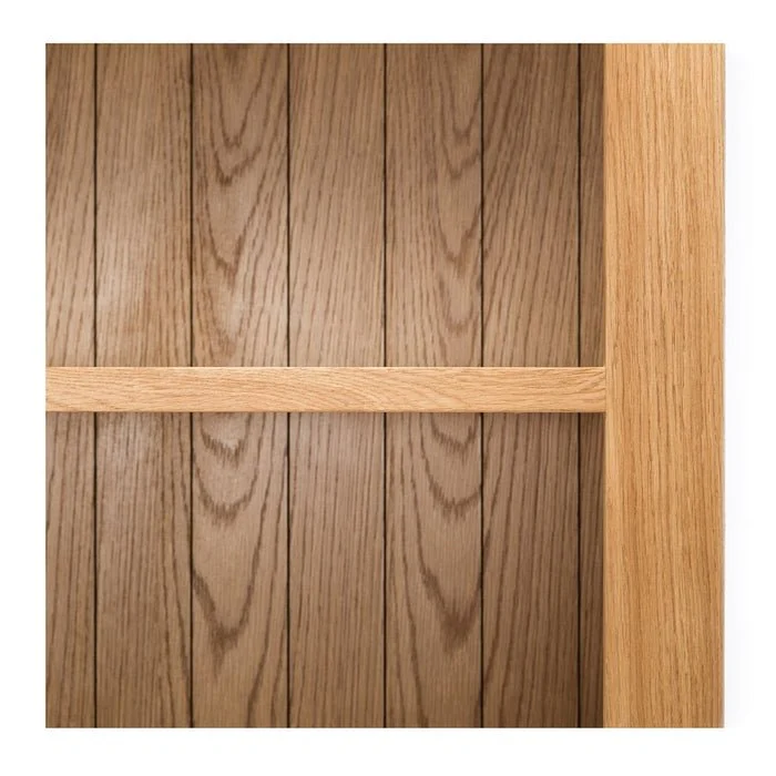 Salisbury Display Bookcase - Oak - Image 4