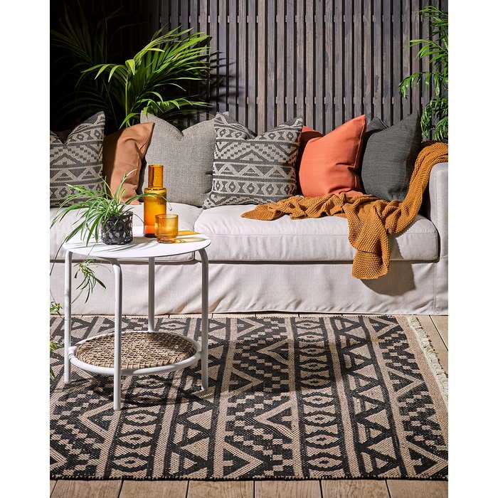Sifiso Outdoor Rug - Black/Taupe - Image 2