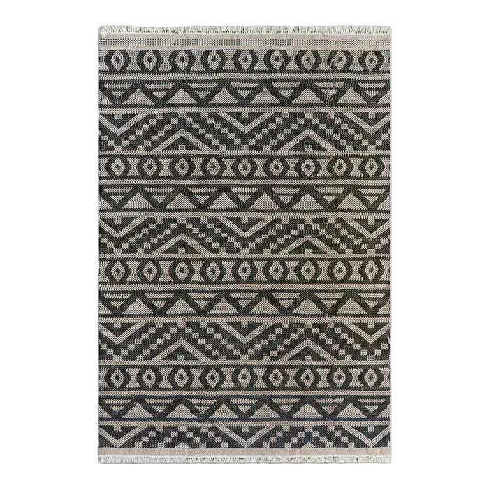 Sifiso Outdoor Rug - Black/Taupe - Image 6