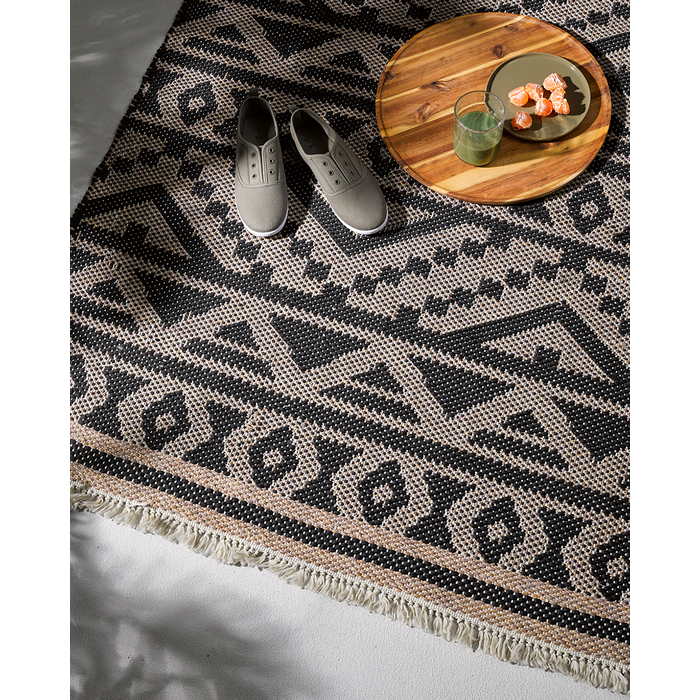 Sifiso Outdoor Rug - Black/Taupe - Image 7