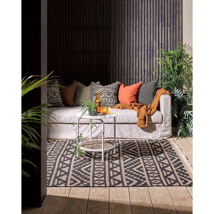 Sifiso Outdoor Rug - Black/Taupe - Image 8