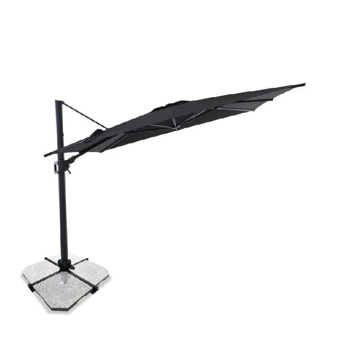 Sirius Cantilever Outdoor Umbrella - 3m Square - Colours to Suit - Image 5
