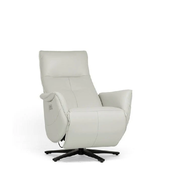 Slimline Smooth Power Recliner with Swivel - Image 3