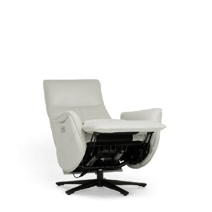Slimline Smooth Power Recliner with Swivel - Image 4