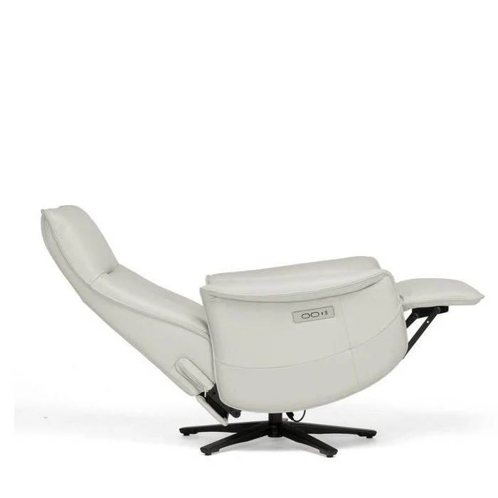 Slimline Smooth Power Recliner with Swivel - Image 5