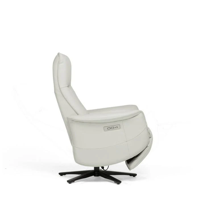 Slimline Smooth Power Recliner with Swivel - Image 6
