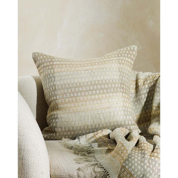 Solano Ivy Cushion (Linen/Silk) - Image 2