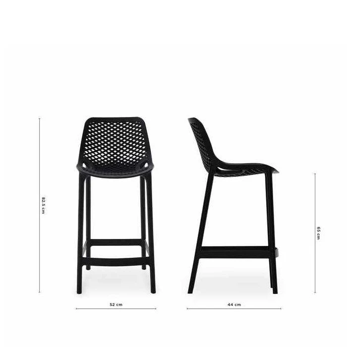 Soprano Outdoor Barstool 650SH or 750SH - Stackable - Image 8