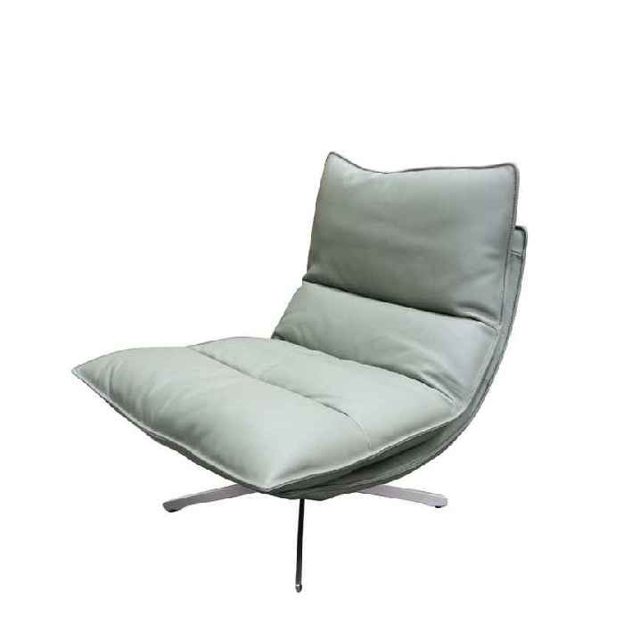 Staten Swivel Chair - Olive Leather