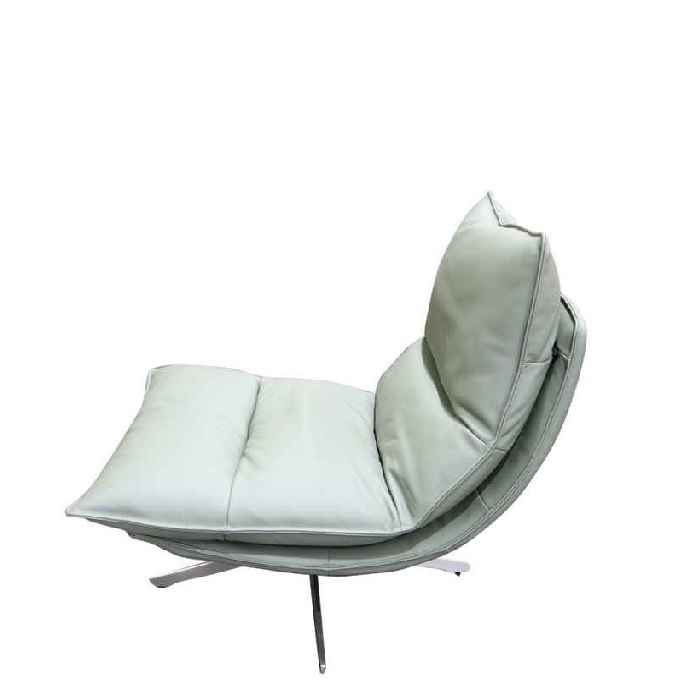 Staten Swivel Chair - Olive Leather - Image 2