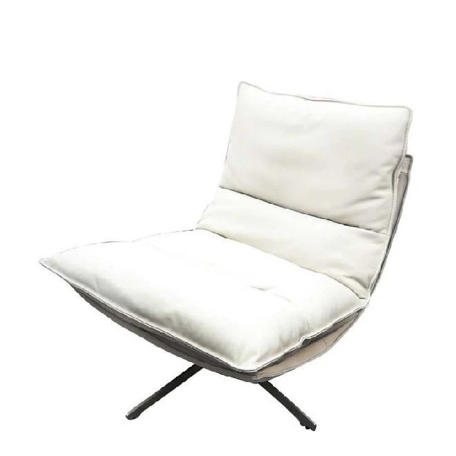 Staten Swivel Chair - Stone leather