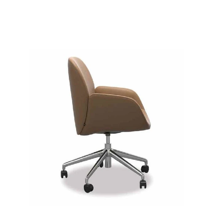 Stressless Bay Leather Home Office Chair - Image 4