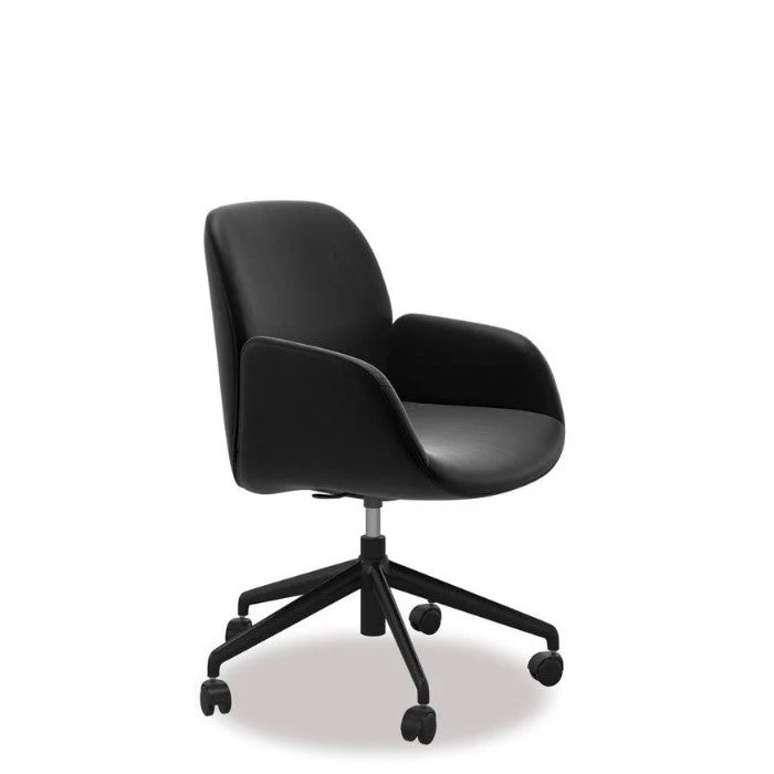 Stressless Bay Leather Home Office Chair - Image 8