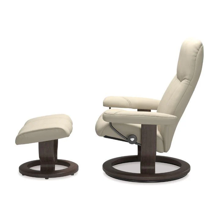 Stressless Consul Leather Recliner - Classic Base (Batick) - Image 4