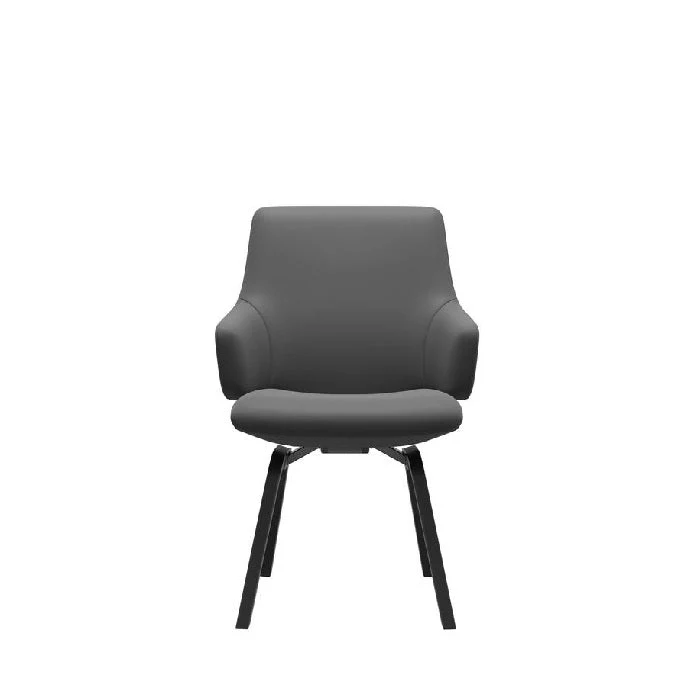 Stressless Dining Chair - Bay Low Back with Arms - (Batick Grey) - Image 4