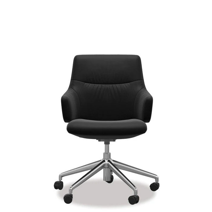 Stressless Mint Leather Home Office Chair - Low Back (Paloma)