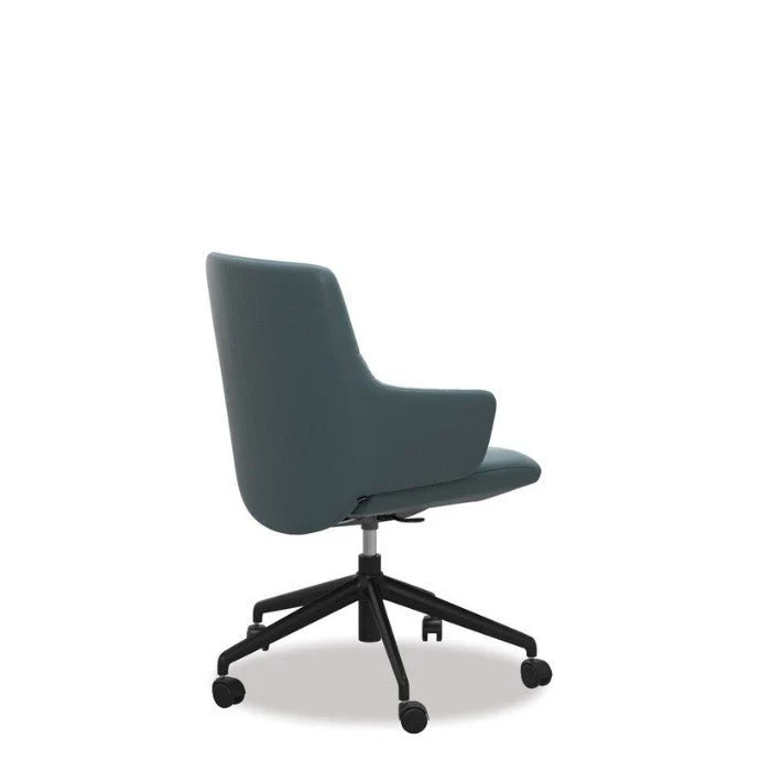 Stressless Mint Leather Home Office Chair - Low Back (Paloma) - Image 4