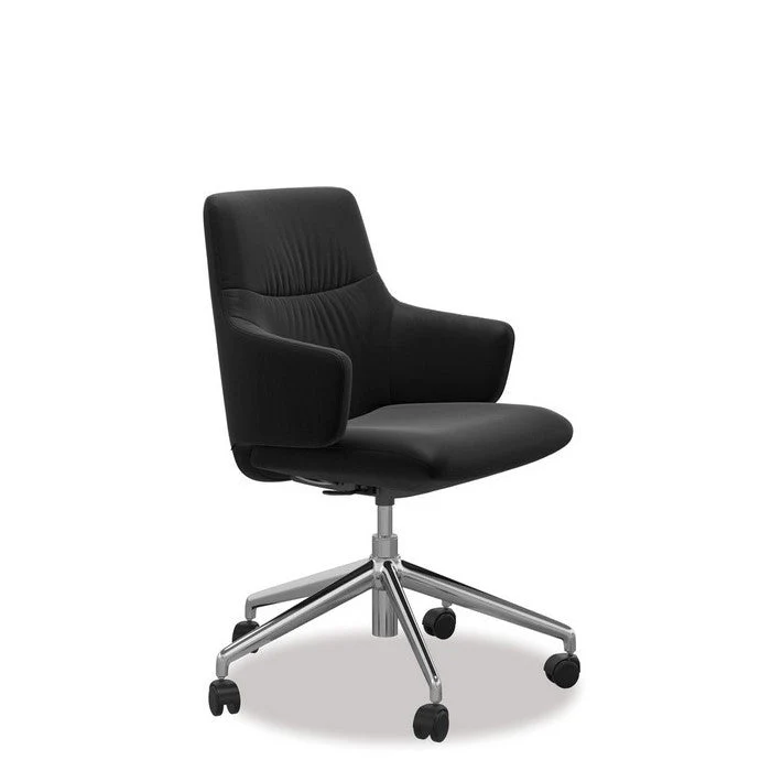 Stressless Mint Leather Home Office Chair - Low Back (Paloma) - Image 6
