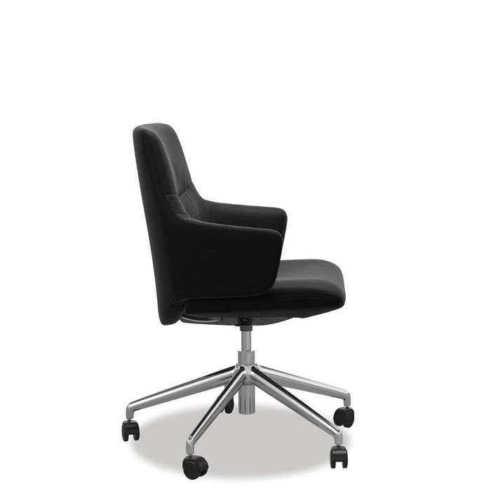 Stressless Mint Leather Home Office Chair - Low Back (Paloma) - Image 7