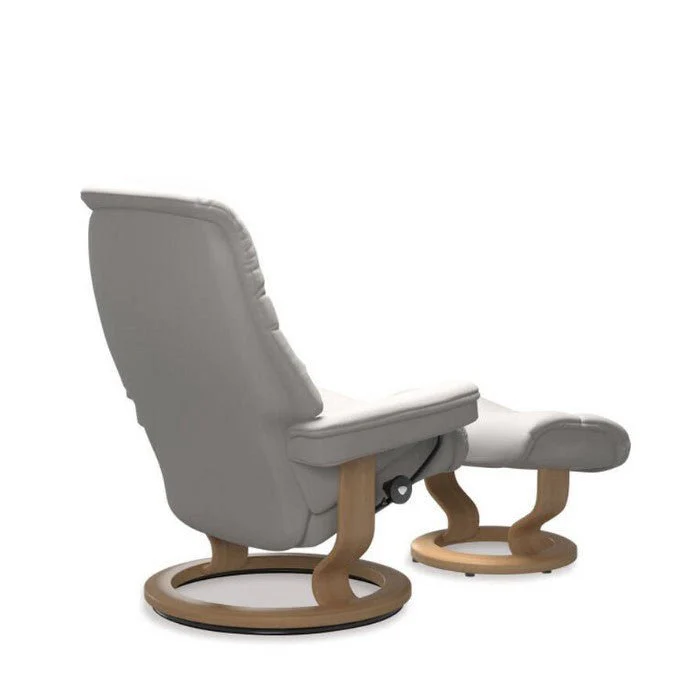 Stressless Sunrise Leather Recliner Classic Base - Special Buy - Image 4