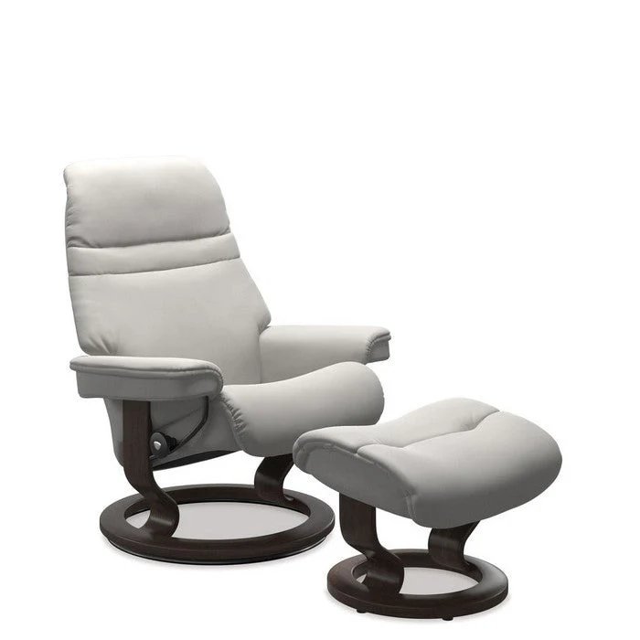 Stressless Sunrise Leather Recliner Classic Base - Special Buy - Image 9