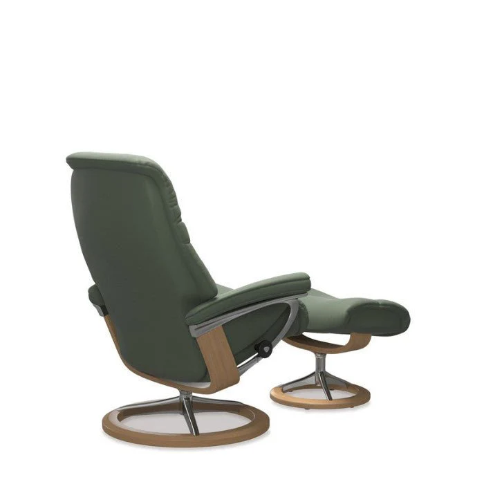 Stressless Sunrise Leather Recliner - Signature Base (Batick) - Image 6