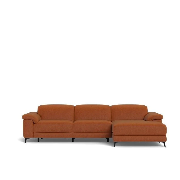 Tate 3 Seater Power Reclining Sofa with Chaise in Fabric - Image 15