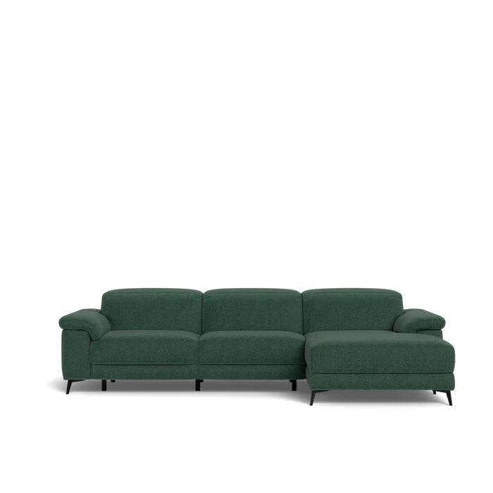 Tate 3 Seater Power Reclining Sofa with Chaise in Fabric - Image 16