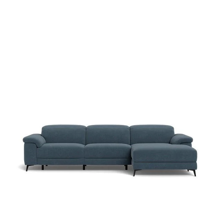 Tate 3 Seater Power Reclining Sofa with Chaise in Fabric - Image 17